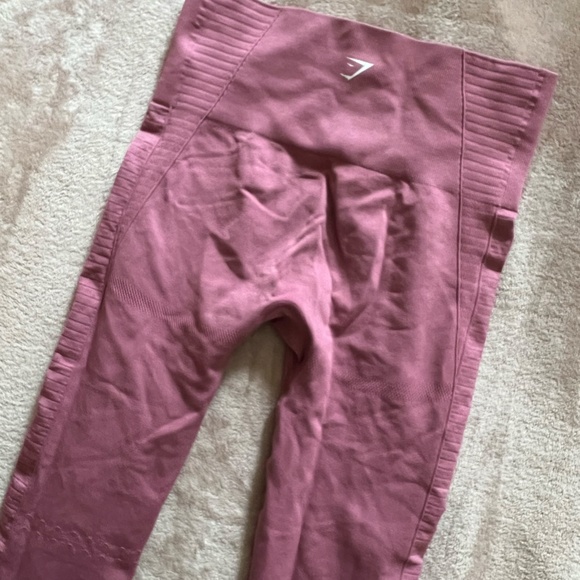 GYMSHARK Energy Seamless Rose Pink Leggings - Picture 5 of 5